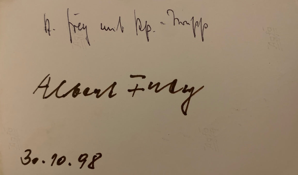 Albert Frey Signed Photo