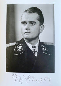 Paul-Albert Kausch: Oakleaves holder with the 11. SS-Division Nordland. Hand signed photo