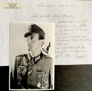 Friedrich Bader: Knight's Cross holder with the Hochgebirgsjäger-Bataillon 3. Photo grouping