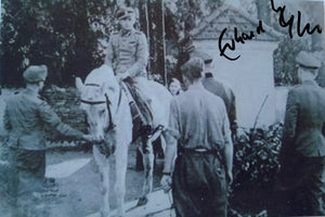 Erhard Guhrs: Leibstandarte SS-Adolf Hitler, Battalion Adjutant. Hand signed photo