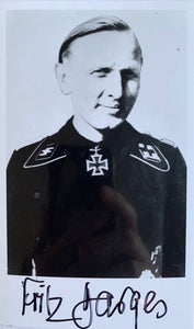 Fritz Darges: Knight's Cross holder with the 5. SS-Division "Wiking": Photograph