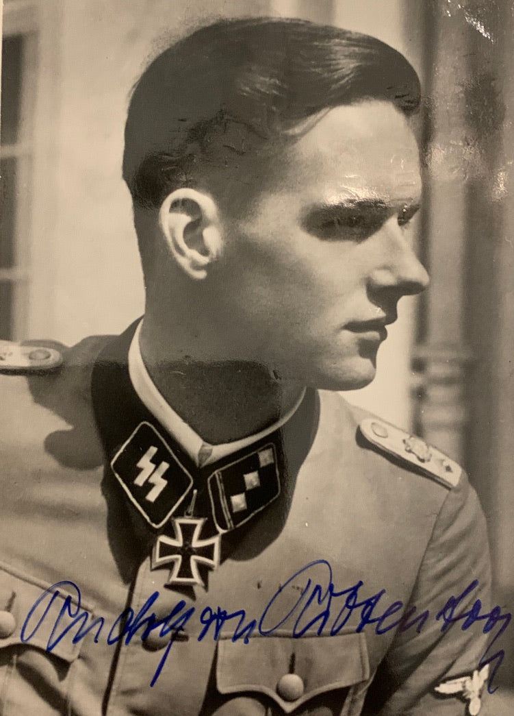 Rudolf von Ribbentrop, Leibstandarte SS-Adolf Hitler, signed photo