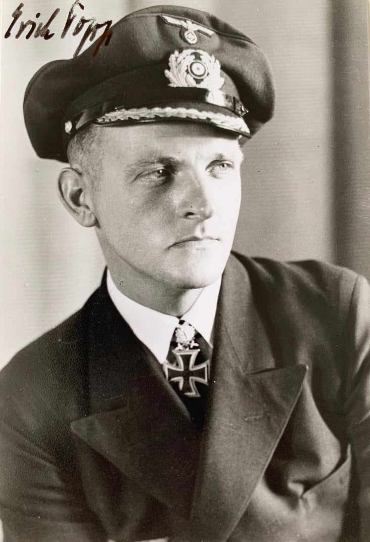 Erich Topp: U-552 Hand Signed Photograph – lahphotographs