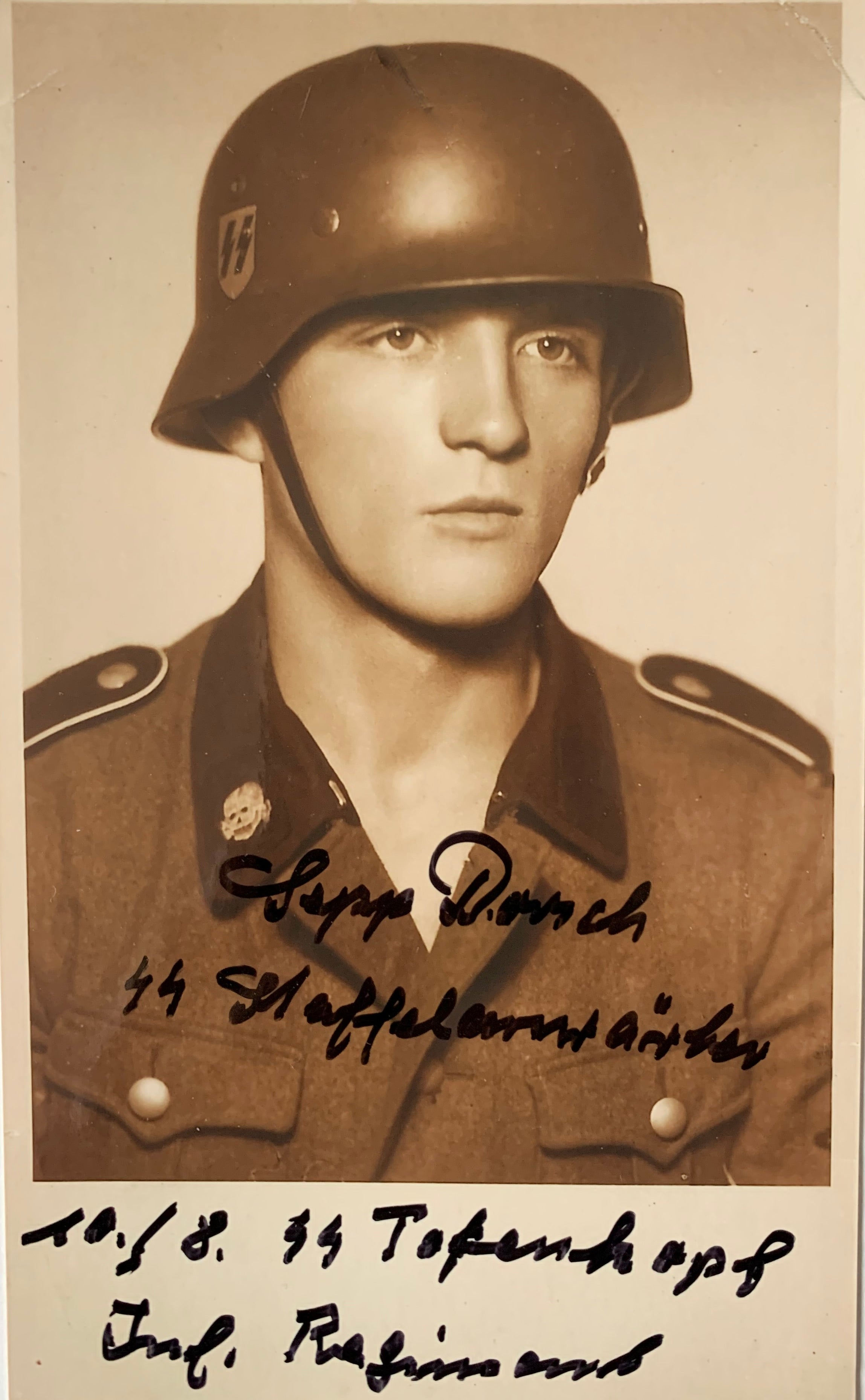 Sepp Dorsch hand signed photo