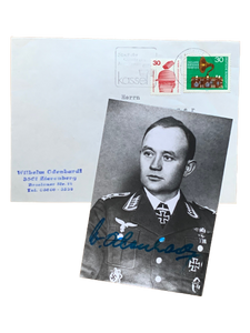Wilhelm Odenhardt - Knight's Cross holder with KG4 "General Wever". Hand Signed Photo Grouping