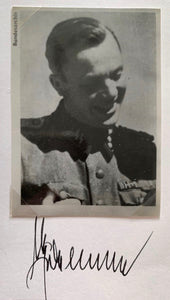 Georg Hurdelbrink hand signed photo