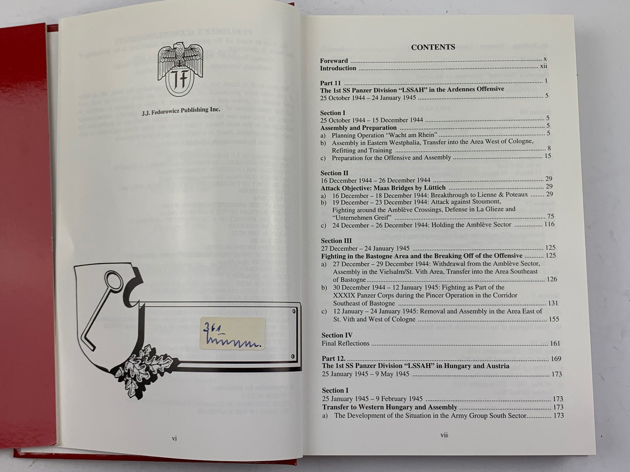 The Leibstandarte Fedorowicz English Editions - Multi-signed veteran set