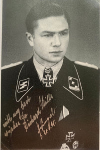 Hans Siegel hand signed photo
