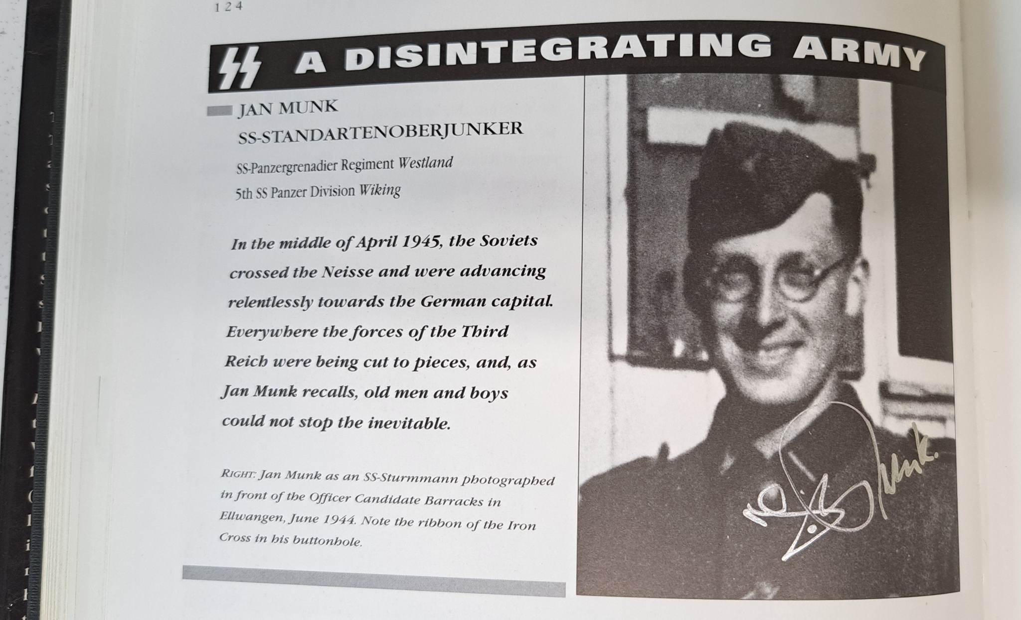 Loyalty is My Honour -Waffen-SS Veteran Multi-signed book