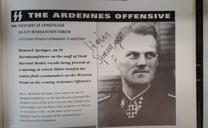 Loyalty is My Honour -Waffen-SS Veteran Multi-signed book