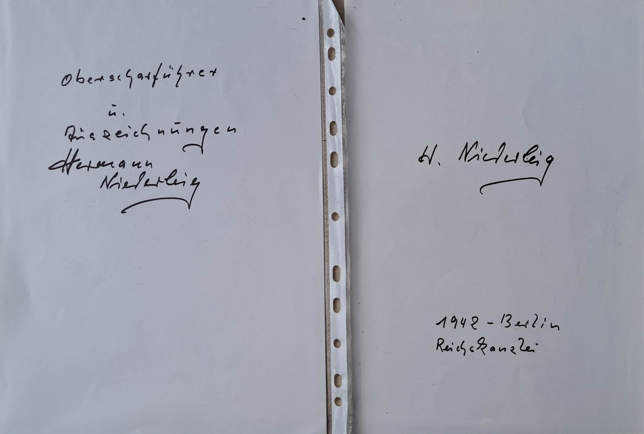 Meine Soldatenzeit: May 1941-Juni 1945 - Waffen-SS Veteran signed book