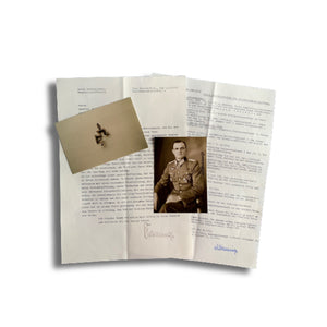 Erich Schlemminger: Division Fusilier Battalion 168: Hand Signed Photograph