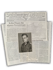 Herbert Hodurek: Gebirgsjäger Regiment 144: Hand Signed Photograph & Letter