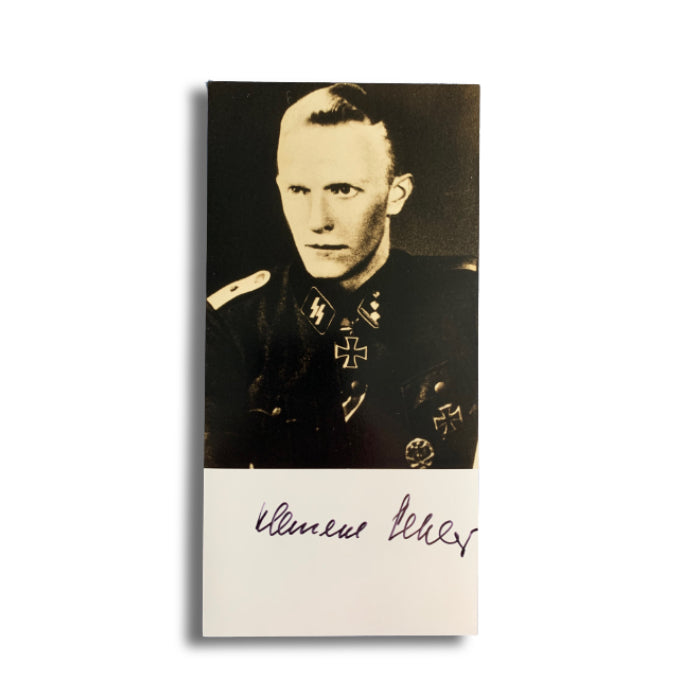 Klemens Behler: 23. SS-Division 'Nederland': Hand Signed Photograph
