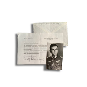 Rudolf Sauerbrei: Grenadier Regiment 405: Hand Signed Photograph